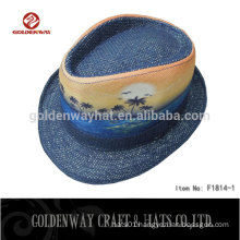 Hot Sale Blue Men Fedora hats